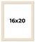 16x20 Wide Barnwood Picture Frame with UV-Resistant Acrylic & Acid Free Backing, Available in 6 Paint Finishes - Grey, Brown, White, and Black